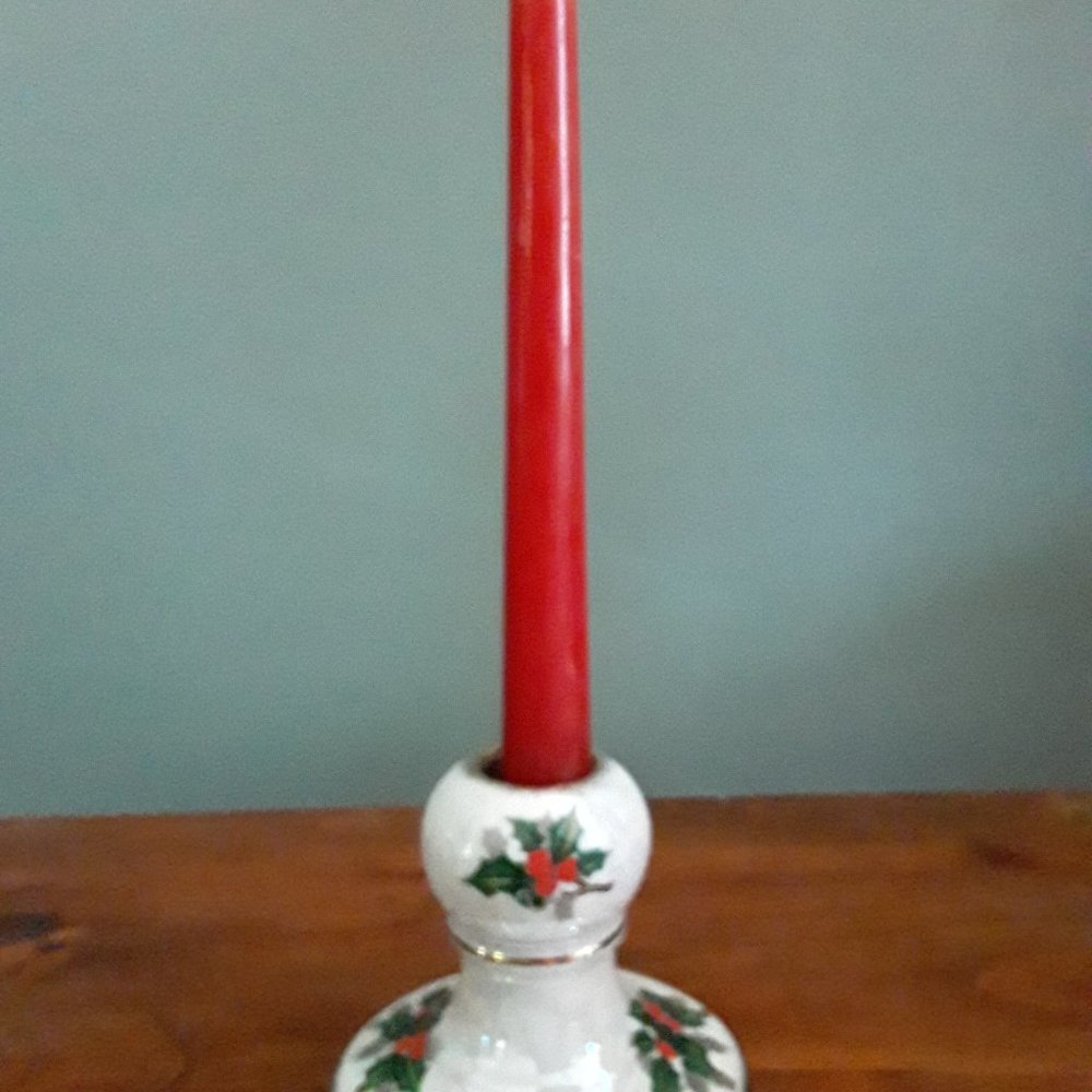 Vintage UCAGO Holiday Candle Holder